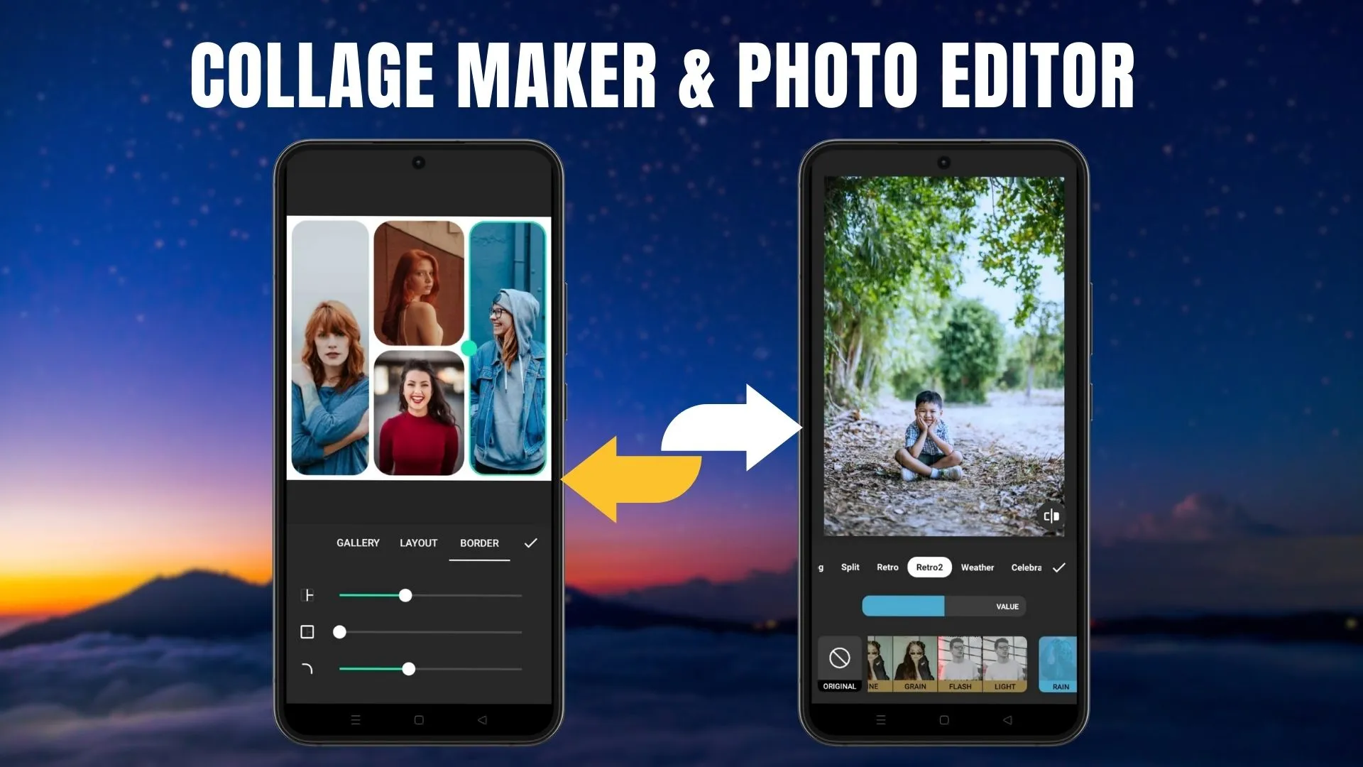 Create collages and edit photos with inshot pro