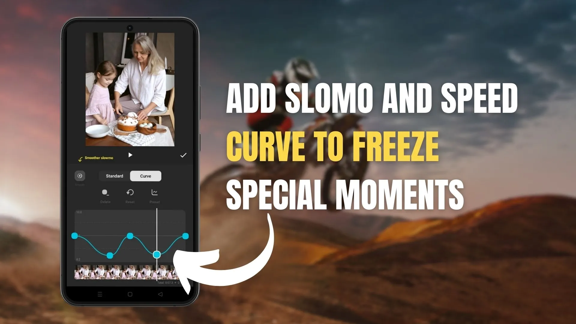 Add slomo and speed curve to Your videos with inshot pro free version